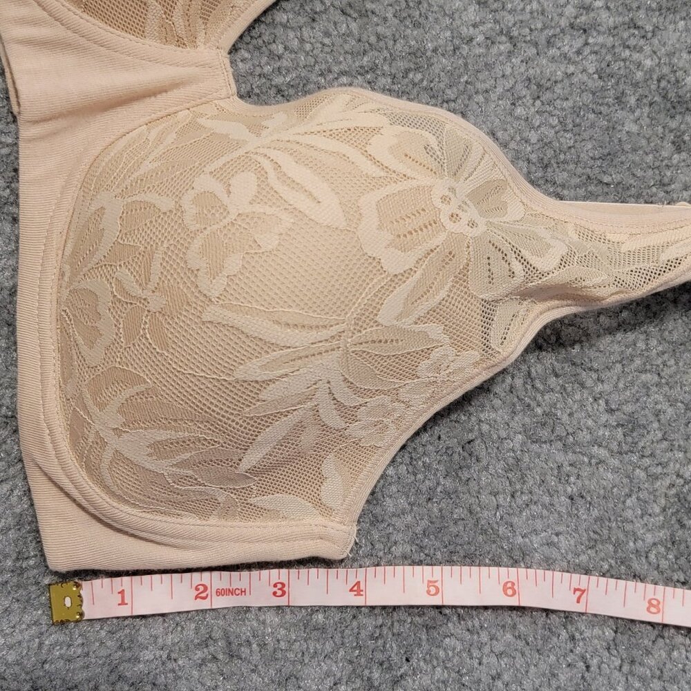 Bali Breathe Wireless T-Shirt Bra, Small, Almond - Picture 5 of 6